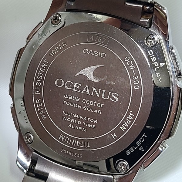 CASIO オシアナス OCEANUS カシオ OCW-300 TITANIUM チタン 電波 