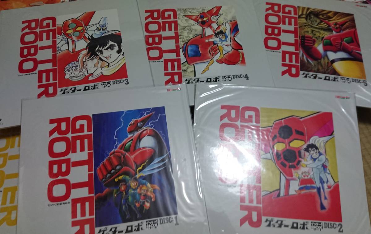 レーザーディスク 5t7353c2c 計3点 美品 ゲッターロボ TVシリーズ全51