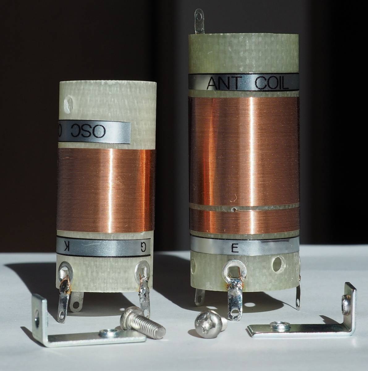 ★手作り（真空管ラジオ用のアンテナコイルと発振コイル）一組★_1