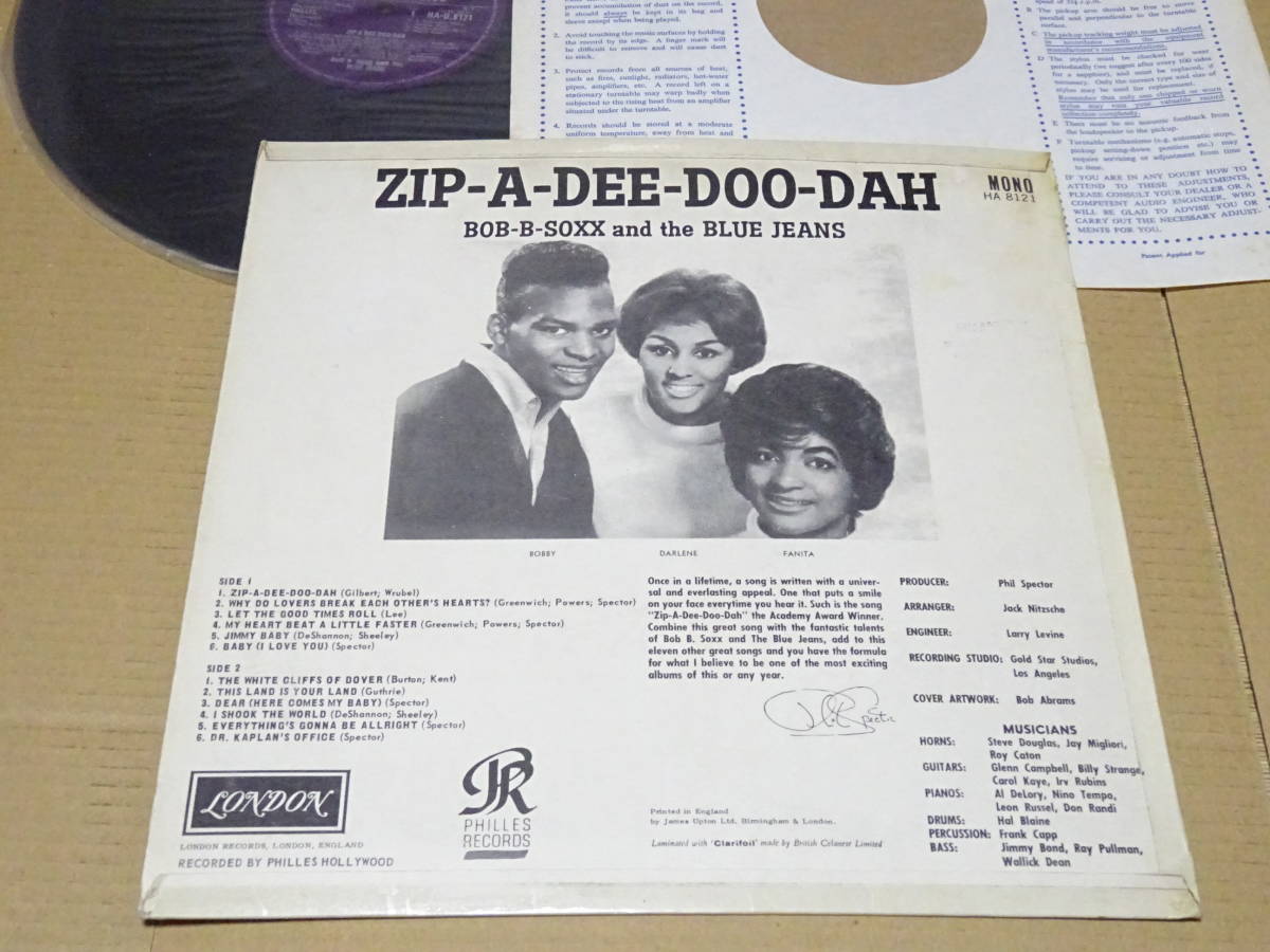 Blue Jeans Soxx B. - Bob The & Zip-A-Dee-Doo-Dah – Zip-A-Dee