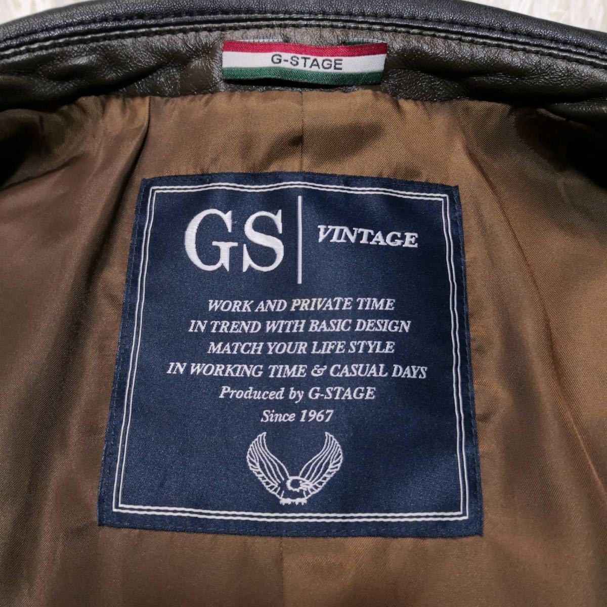 超美品 希少XL ジーステージ 溢れ出る高級感 G－stage ジップ