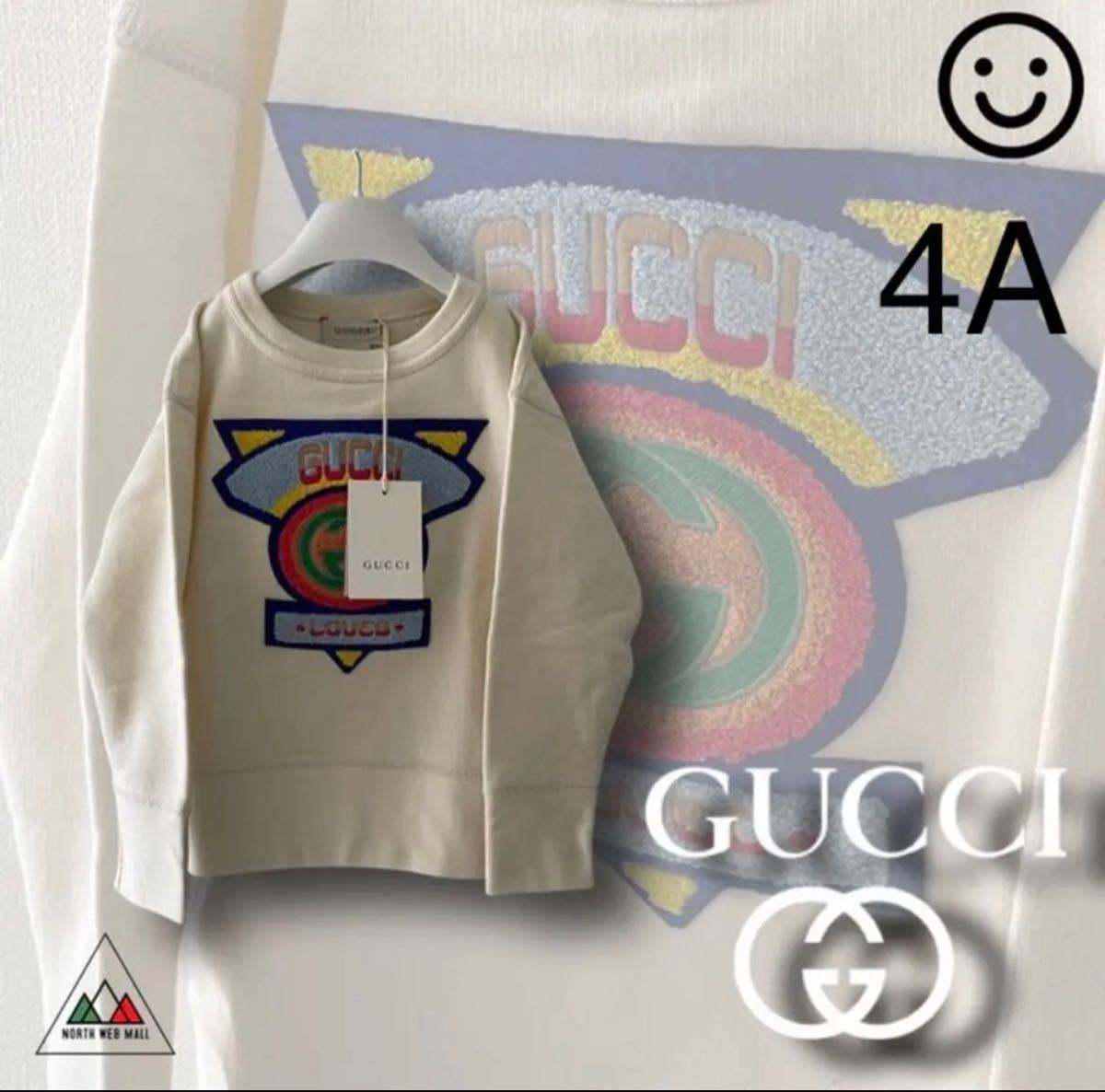新作入荷，高品質 4才用 本物保証Gucci トレーナー ジュニア(100（95～104cm）)｜売買されたオークション情報、yahooの商品情報をアーカイブ公開 - オークファン ジャンパー、ブルゾン