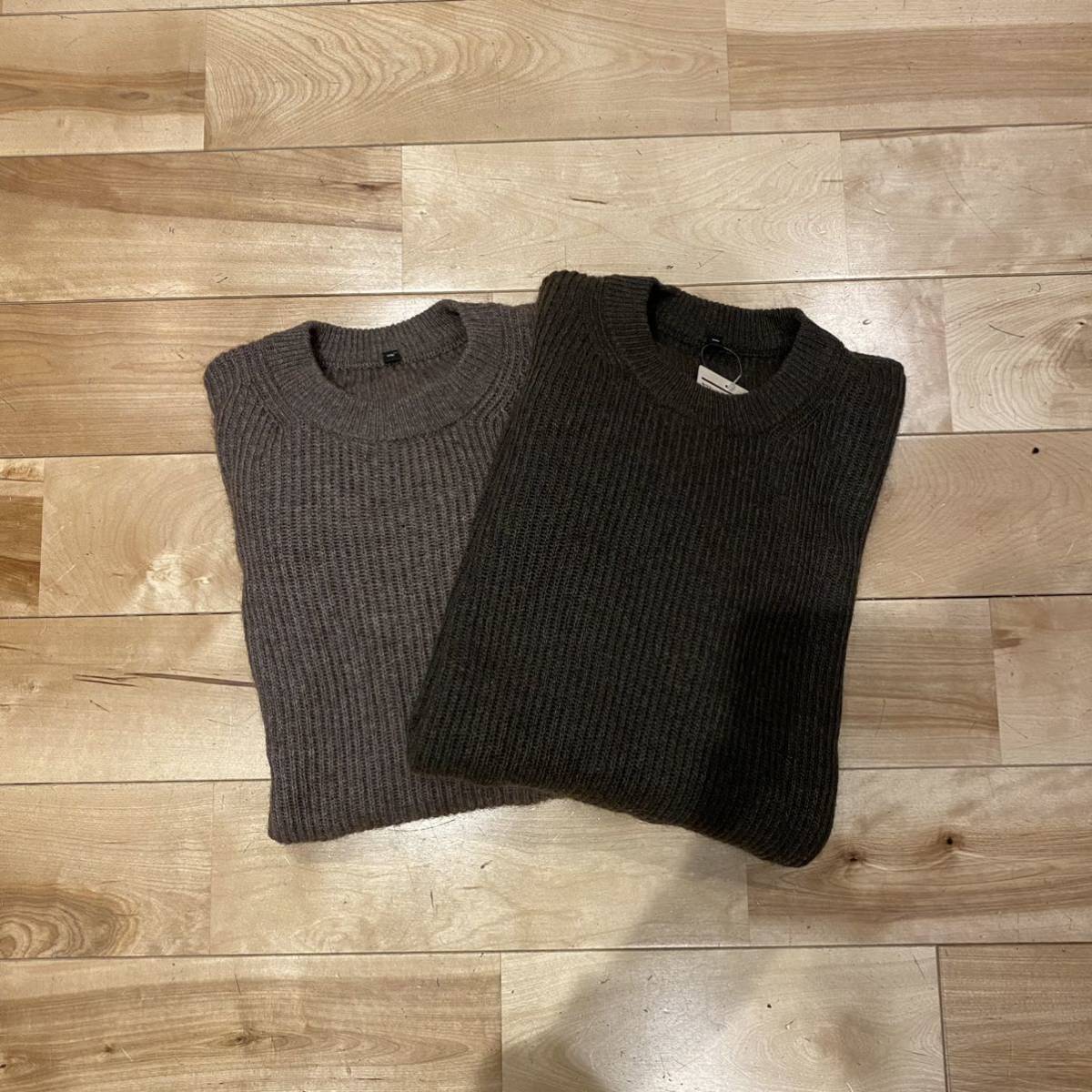 無印良品 無印 Muji 2点セット ヤク 畦編み ニット セーター ニットセーター ブラウン カーキ メンズ Xlサイズ セーター 売買されたオークション情報 Yahooの商品情報をアーカイブ公開 オークファン Aucfan Com