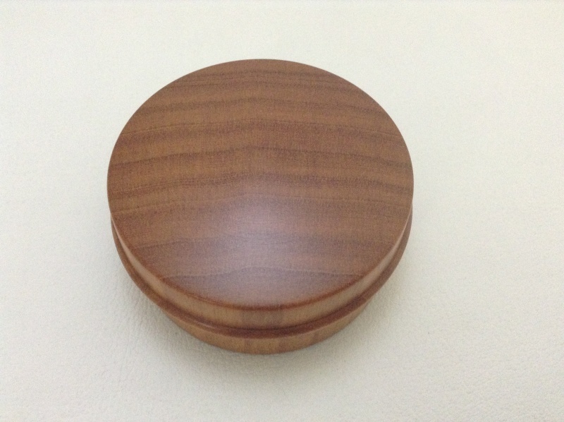 佐藤仏】 無垢木 香合 桜 さくら ネジ式 6.5cm 香合「月日貝香合