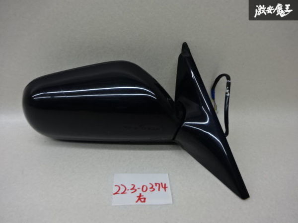 低価，お買い得 日産 純正 HCR32 スカイライン ドアミラー 右 右側 運転席側 手動格納 3ピン 黒ソリッド系 訳あり 棚13-1(ドアミラー)｜売買されたオークション情報、yahooの商品情報をアーカイブ公開 - オーク 日産用