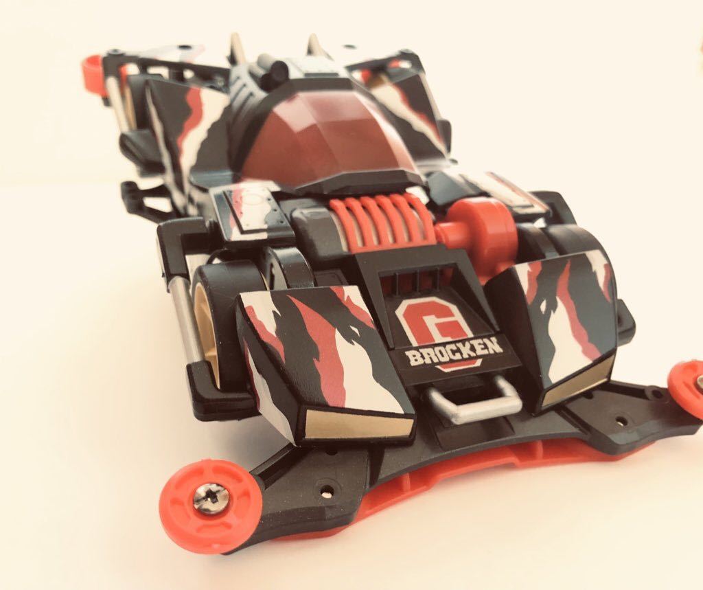 ミニ四駆 ブロッケンギガントプレミアム ブラック風 全塗装製作完成品  