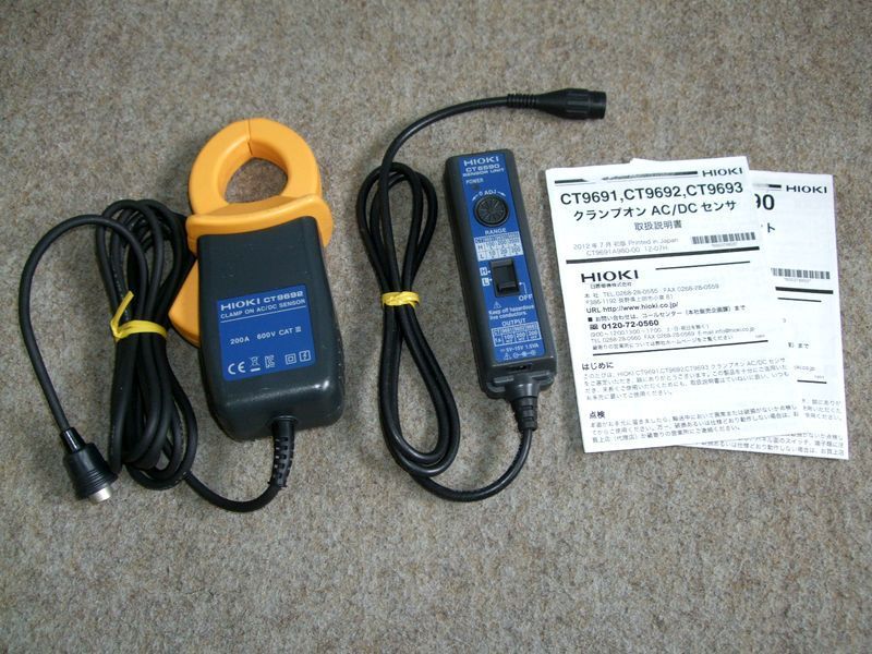 2026，豊富な 日置電機/HIOKI： CT6590 センサユニット / CT9692 クランプオン AC/DC センサー 200A(電気計測器)｜売買されたオークション情報、yahooの商品情報をアーカイブ公開 - オークファン 電気計測器