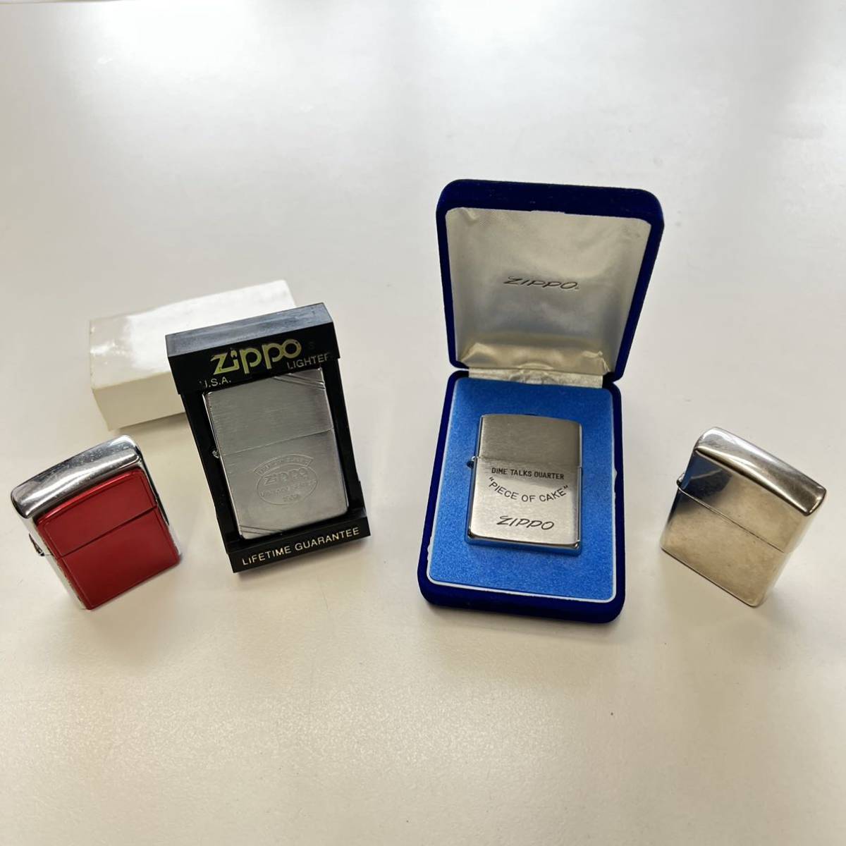 1円スタート ZIPPO ジッポライター 4コセット 中古 オイルライター 