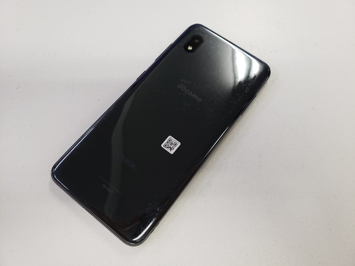 docomo SAMSUNG Galaxy A20 SC-02M Black SIMロック解除済み SC-02M