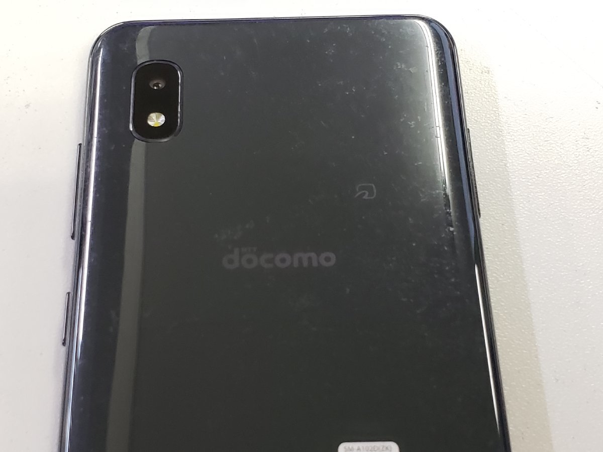 docomo SAMSUNG Galaxy A20 SC-02M Black SIMロック解除済み SC-02M