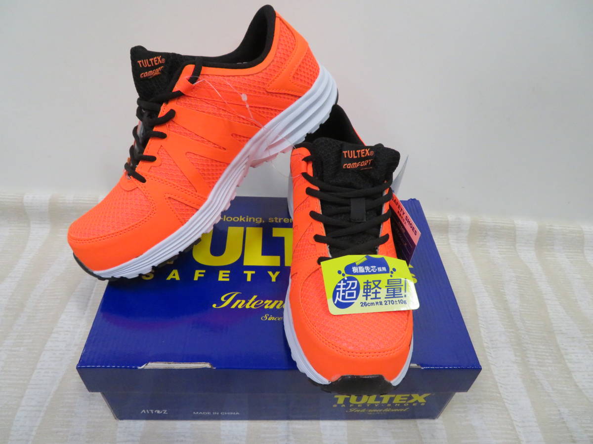 アイトス Tultex超軽量樹脂先芯入安全靴 Az 063オレンジ 28 0ｃｍ 軽作業向けの品が 1970円 28 0cm 売買されたオークション情報 Yahooの商品情報をアーカイブ公開 オークファン Aucfan Com
