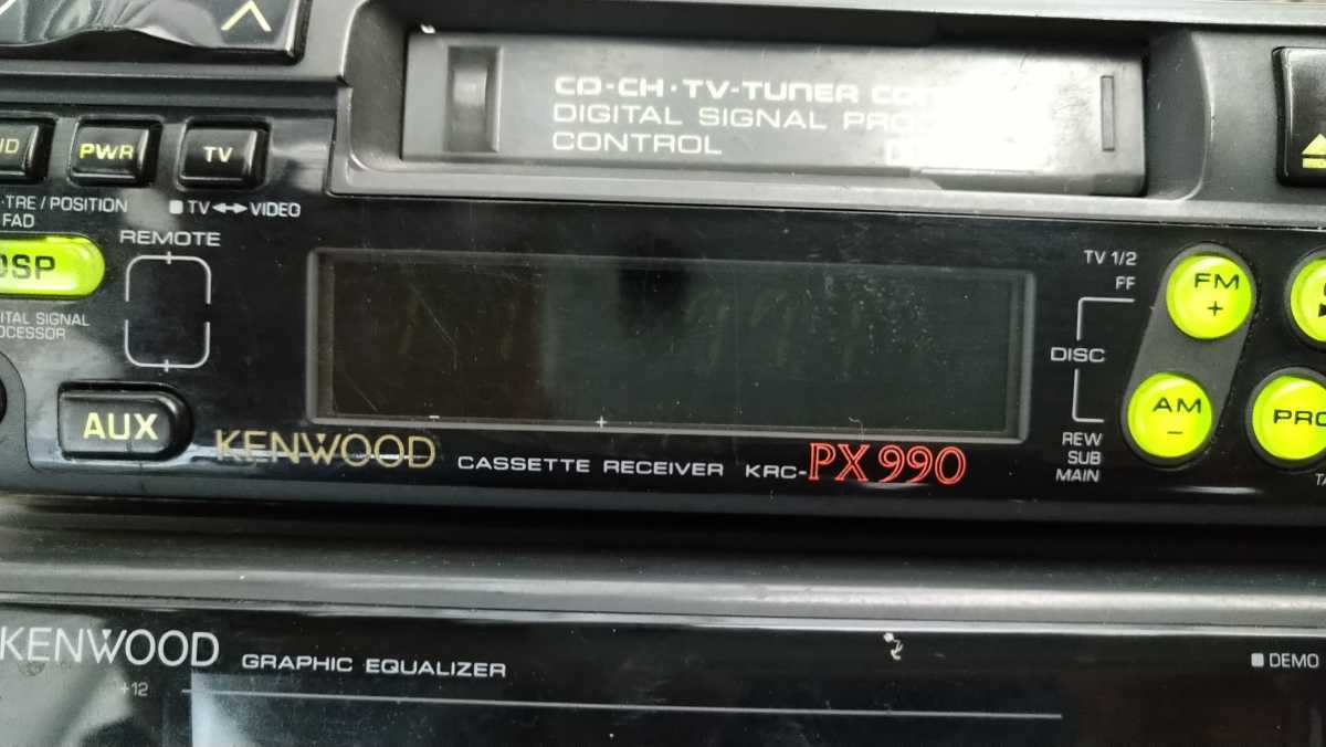 KENWOOD KRC-PX990 KGC-770 カセットチューナーデッキ グラフィック