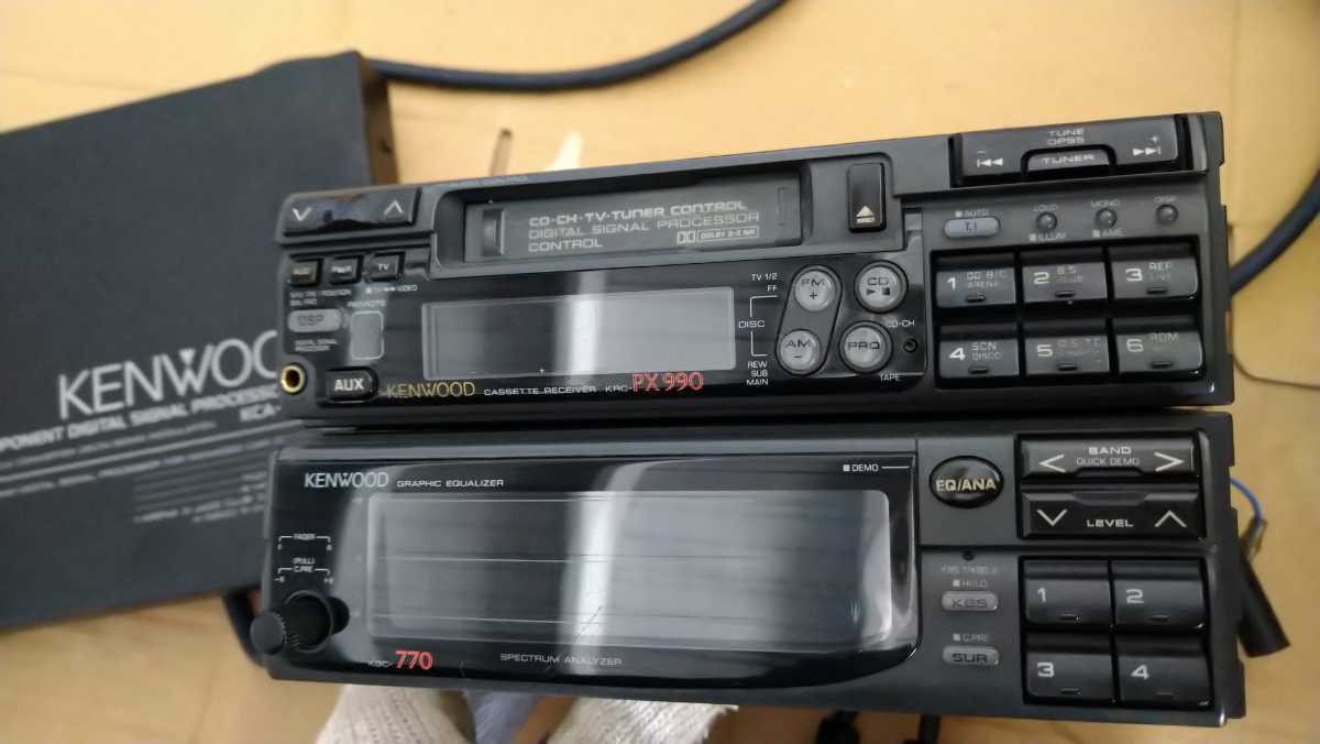 KENWOOD KRC-PX990 KGC-770 カセットチューナーデッキ グラフィック