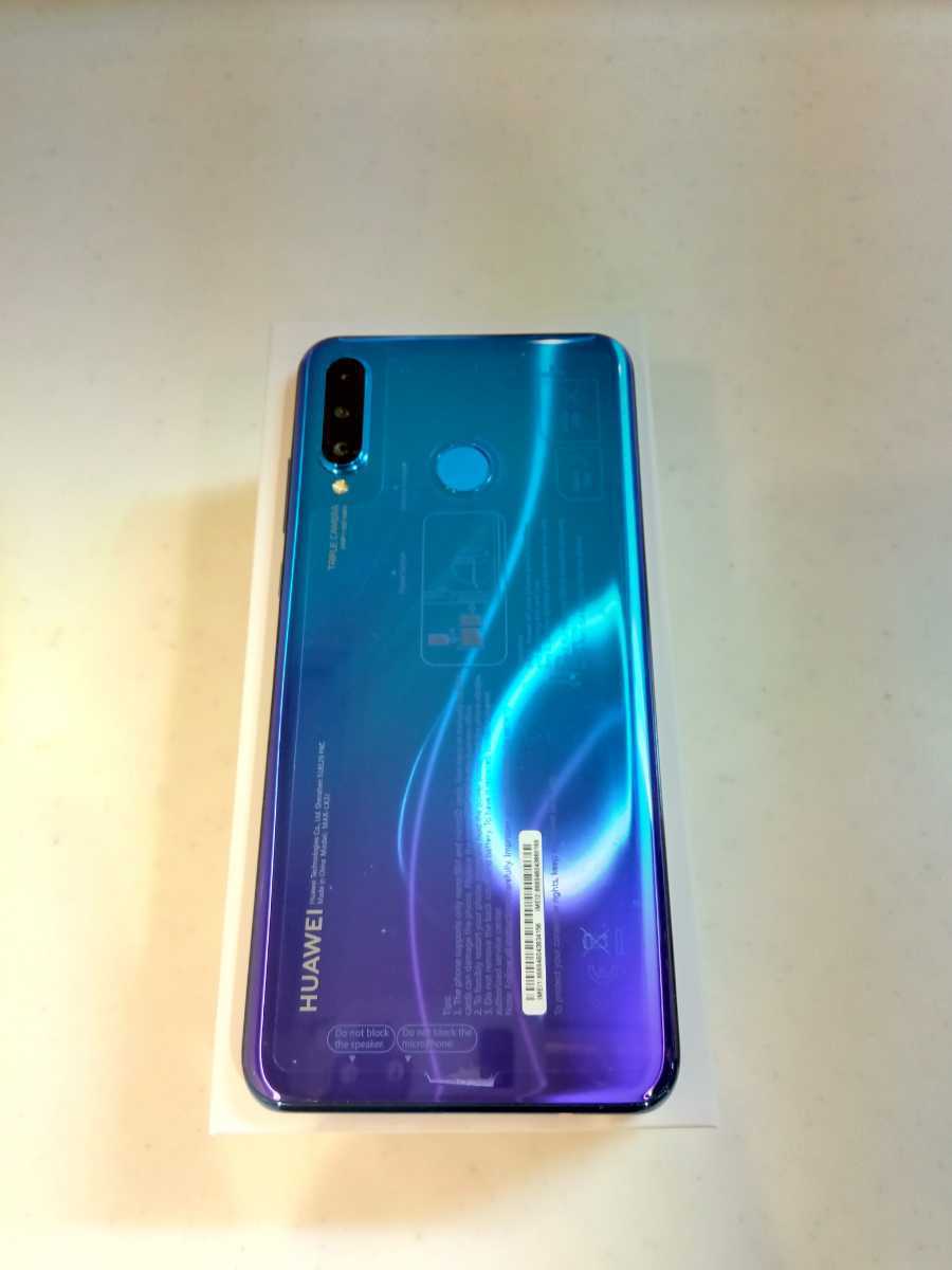 SIMフリー☆HUAWEI☆ファーウェイ☆P30lite 64GB☆ピーコックブルー