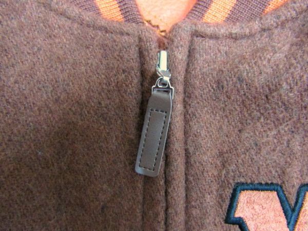 ★テネシー大学 VOLS Volunteers NCAA★メンズ 袖革スタジャン アワードジャケット 特大ロゴ★R40327020A Tennessee Volunteers Men's back Elite another