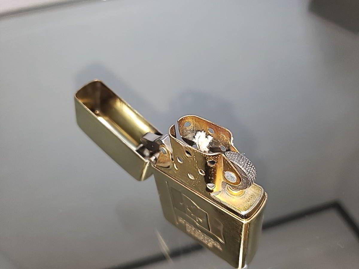 zippo ソリッドブラス カナダ国旗 CANADA ナイアガラの滝 1994年製 