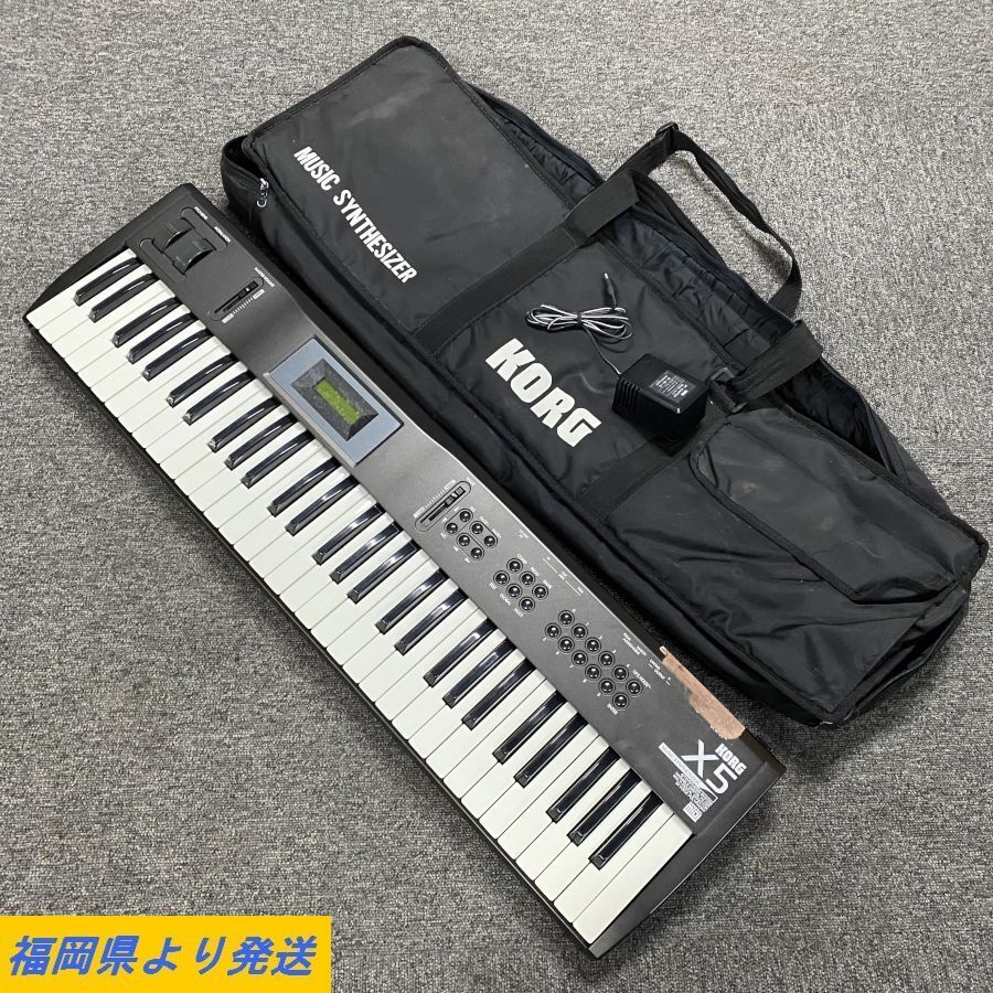 KORG X5 コルグ シンセサイザー 簡易音出し確認済み アダプタ付属