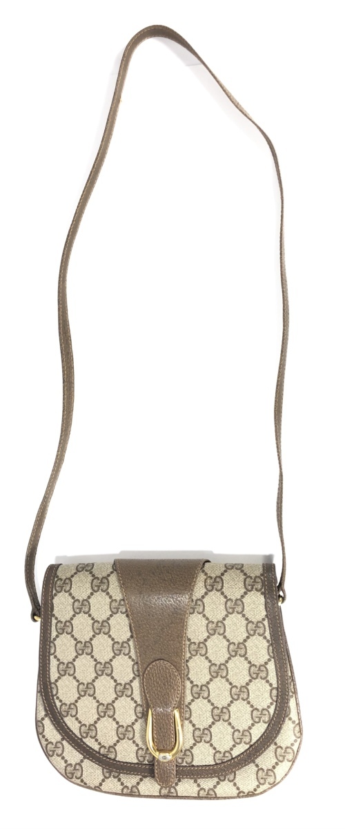 1円スタート】 GUCCI グッチ オールドグッチ ショルダーバッグ GG柄 斜