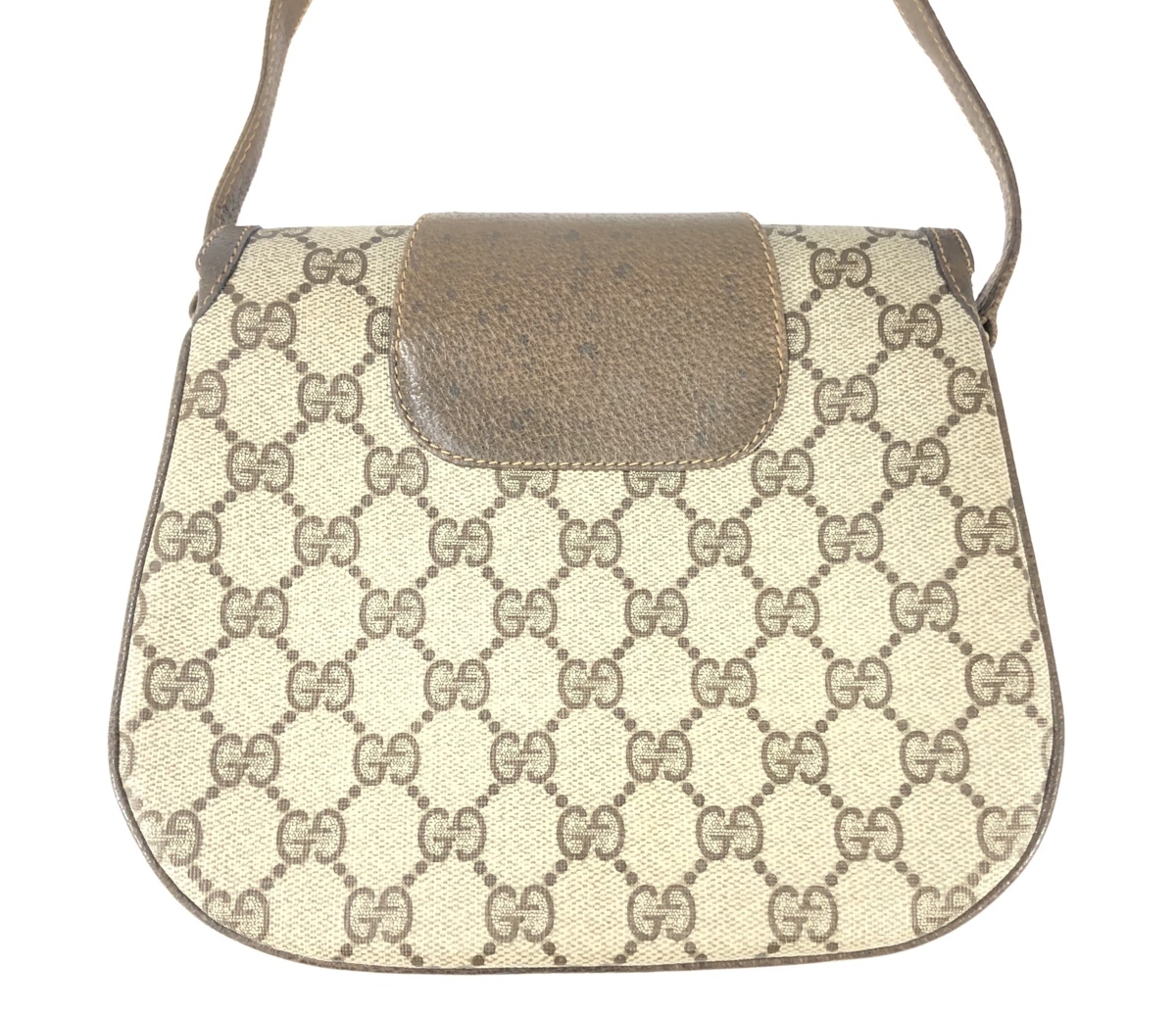 1円スタート】 GUCCI グッチ オールドグッチ ショルダーバッグ GG柄 斜