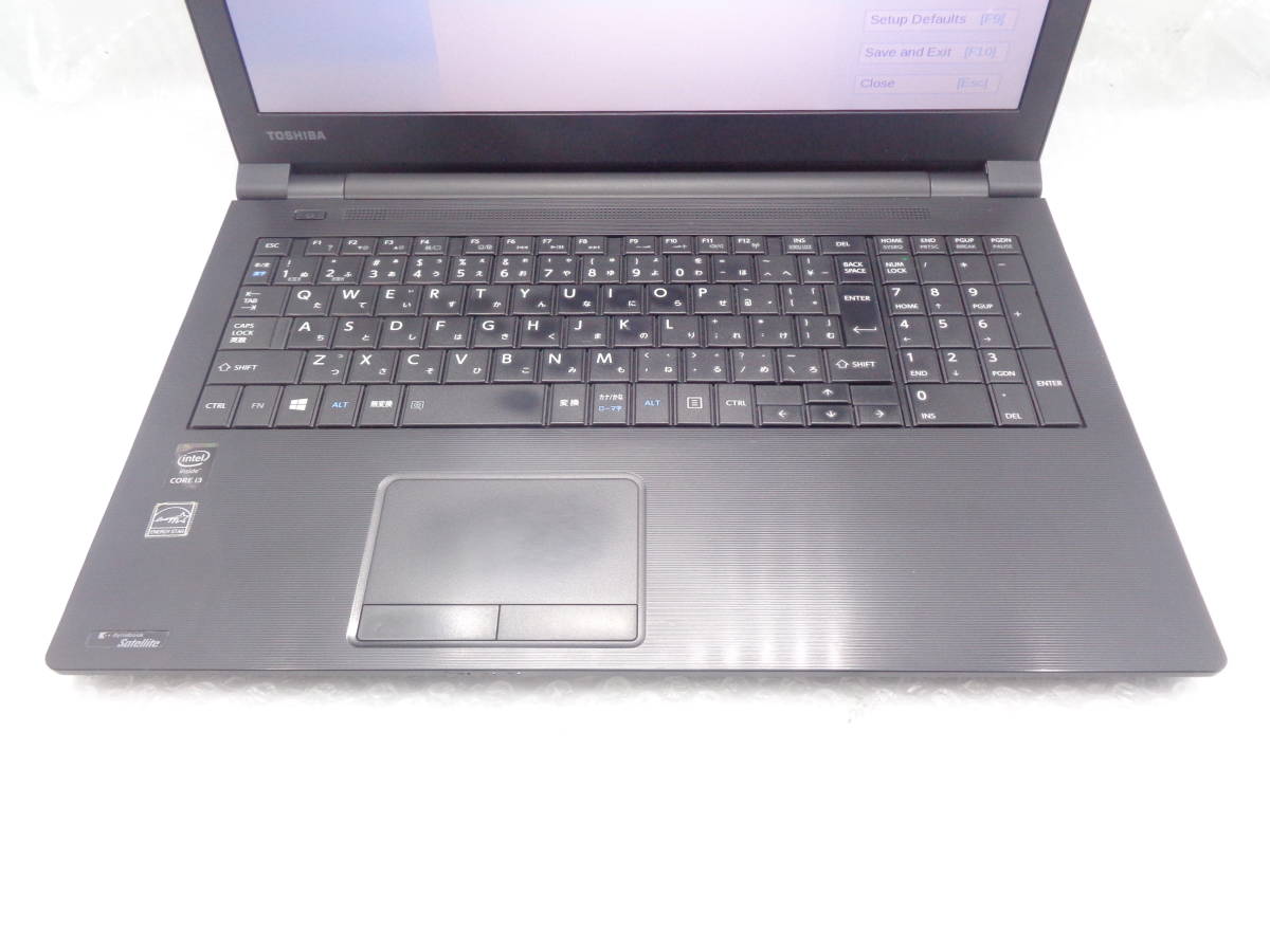 ジャンク】TOSHIBA T55/CG 第7世代 Core i3-7100U Blu-ray SSD500GB
