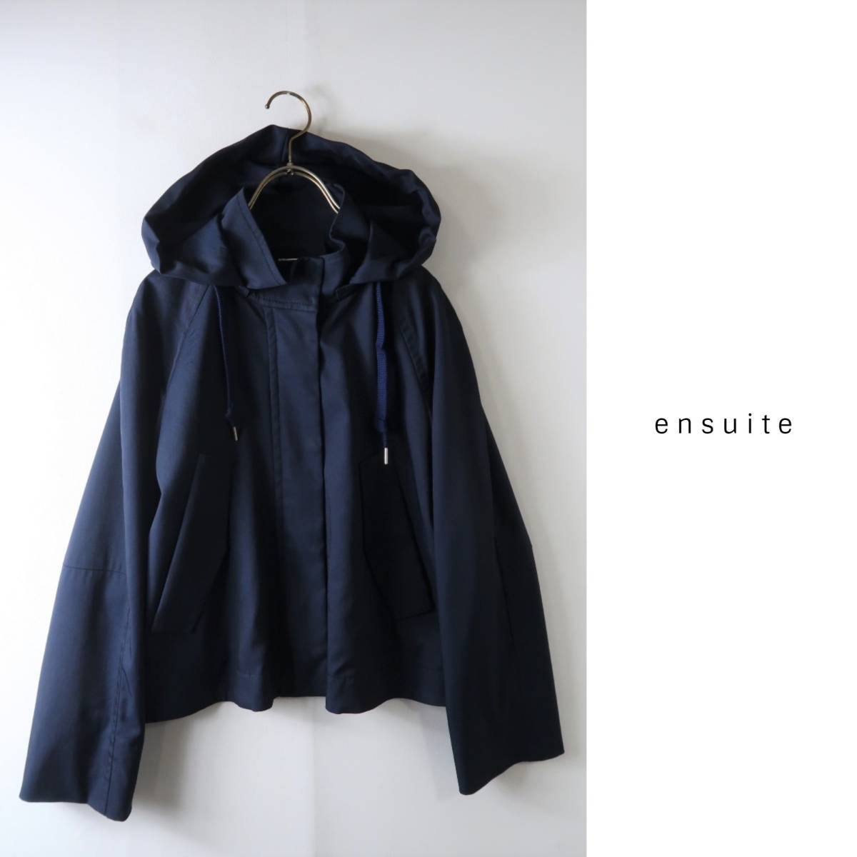 DOUBLE ZIP 2WAY ブルゾン CODE ⁄ ensuite KNIT BASIC SWEET VIEW 