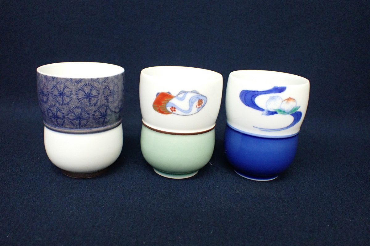 【豊富な，新作登場】 032913 深川製 百年庵 桃 紫な しこ 貝合せ 杵型大湯呑 ３客(深川製磁)｜売買されたオークション情報、yahooの商品情報をアーカイブ公開 - オークファン 深川製磁
