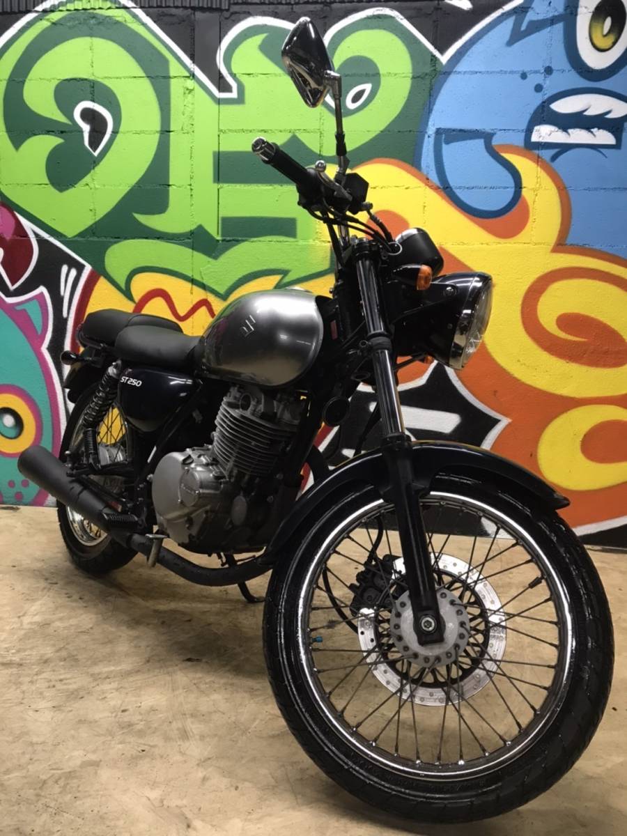 スズキ ST250E NJ4CA 26137㎞ エンジン実働 カスタム 250㏄ 書類有り