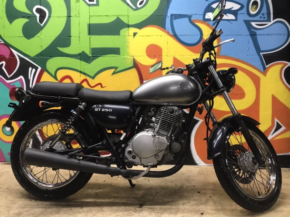 スズキ ST250E NJ4CA 26137㎞ エンジン実働 カスタム 250㏄ 書類有り
