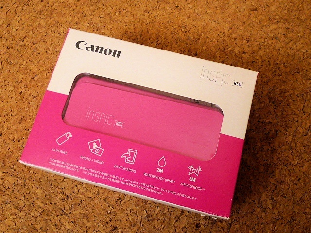 Canon アソビカメラ iNSPiC [REC] FV-100-PK ピンク 元箱・使用説明