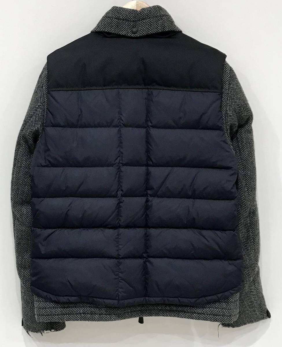 MONCLER GRENOBLE PASTERZE GIUBBOTTO ダウンジャケット ヘリンボーン 