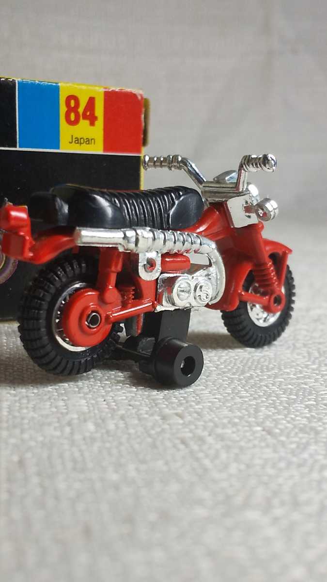 1974年 日本製黒箱トミカ84-1 スズキ バンバン90 美品 ［検索］SUZUKI