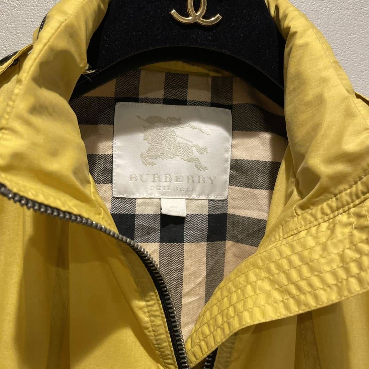 BURBERRY CHILDREN バーバリー 裏地ノバチェック柄 ナイロン ブルゾン 