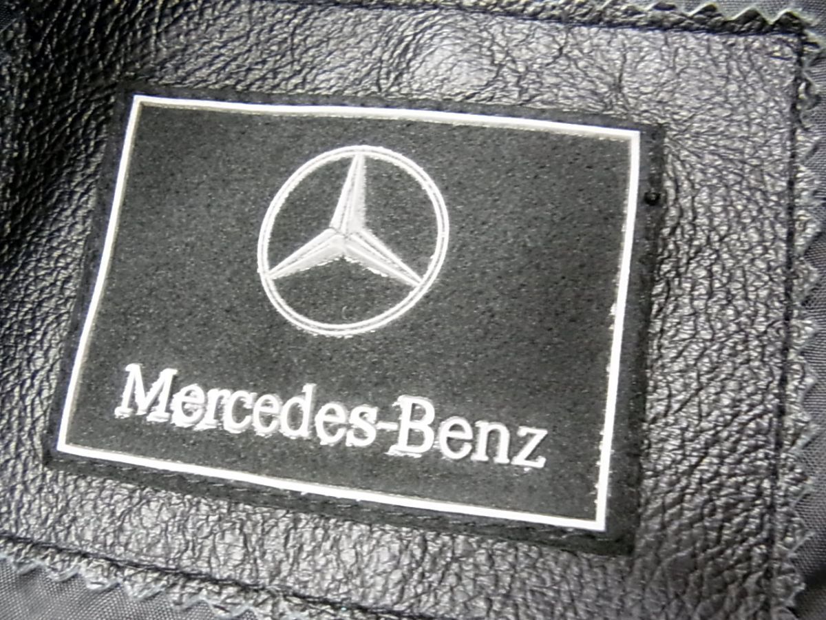 ◇メルセデスベンツ レザースタジャン レザージャケット フルジップ  