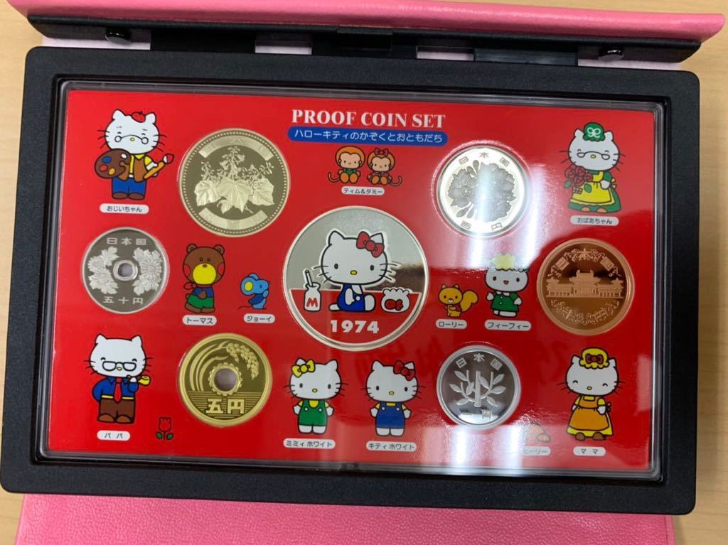 ハローキティ 、ドラえもん誕生記念プルーフ貨幣セット
