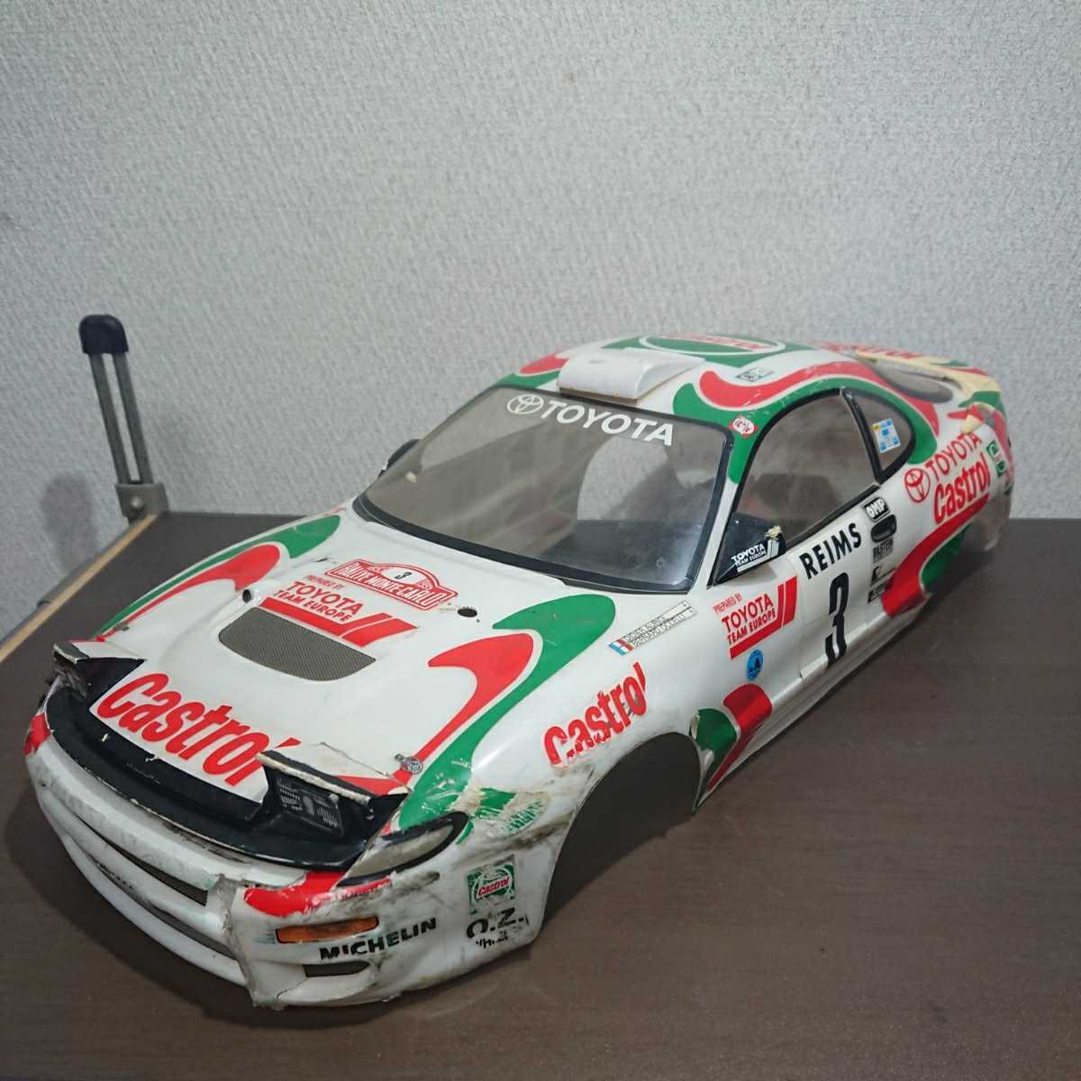 ジャンク】タミヤ 1/10 カストロール セリカ WRC ラジコン ボディ TA02