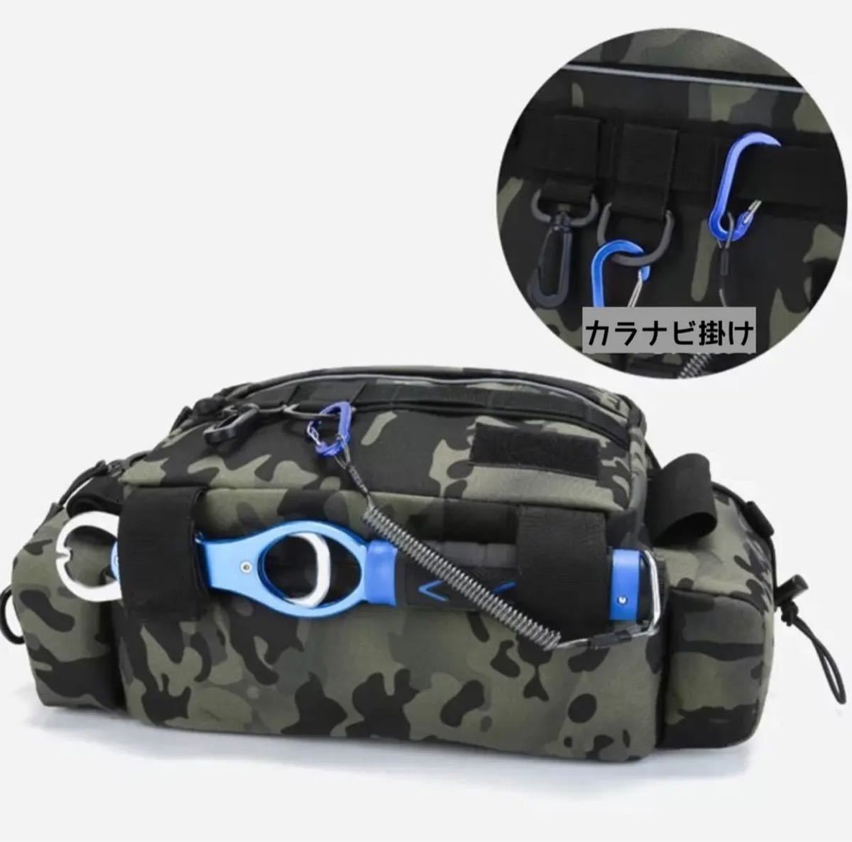 【送料無料】釣りバッグ 多機能 フィッシングバッグ 大容量 ルアー 釣具 アウトドア　タックルバッグ ワンショルダー 斜め掛け 1_9