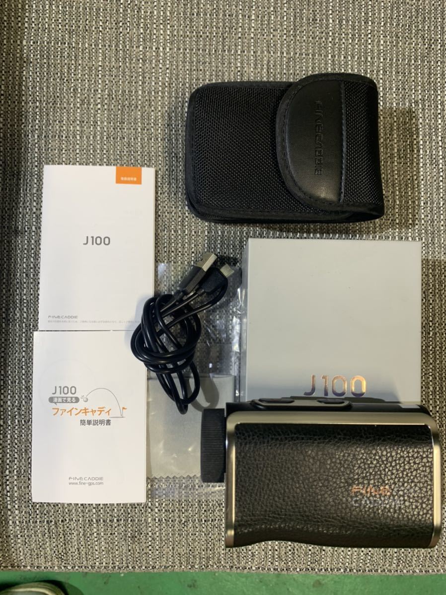 ファインキャディーJ100 fine caddie ゴルフ レーザー距離計 中古
