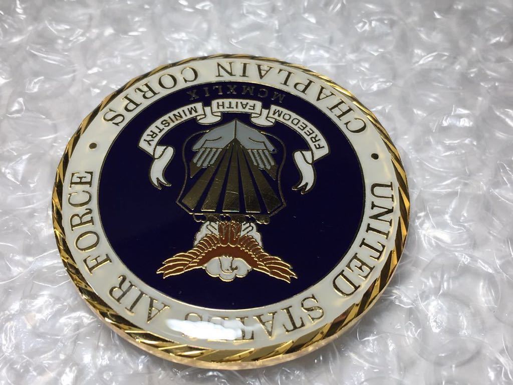 チャレンジコイン 検察 Misawa Air Base Chaplain Corps アメリカ空軍 三沢基地 従軍牧師隊 かわいいワンちゃんマーク 金色 その他 売買されたオークション情報 Yahooの商品情報をアーカイブ公開 オークファン Aucfan Com
