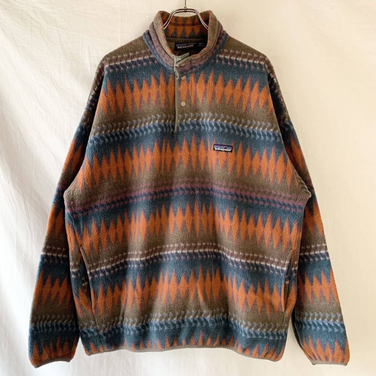 90s 97年製 SP97 USA製 patagonia パタゴニア スナップT ネイティブ柄 