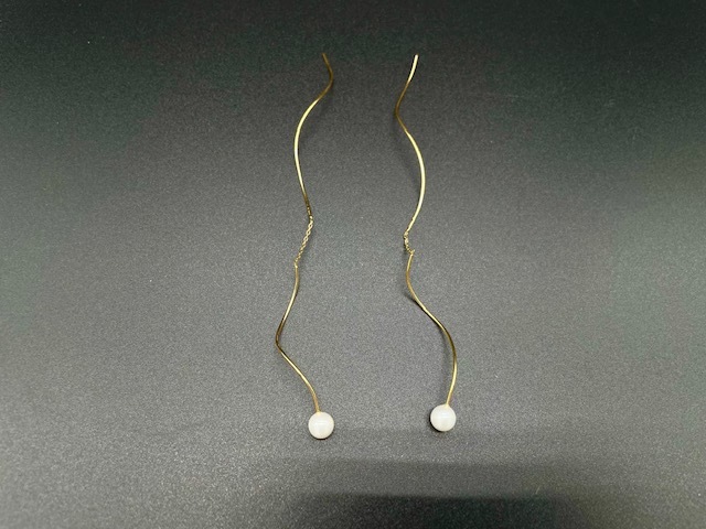 美品】K18 750 TASAKI タサキ 田崎真珠 ア ファイン バランス ピアス 
