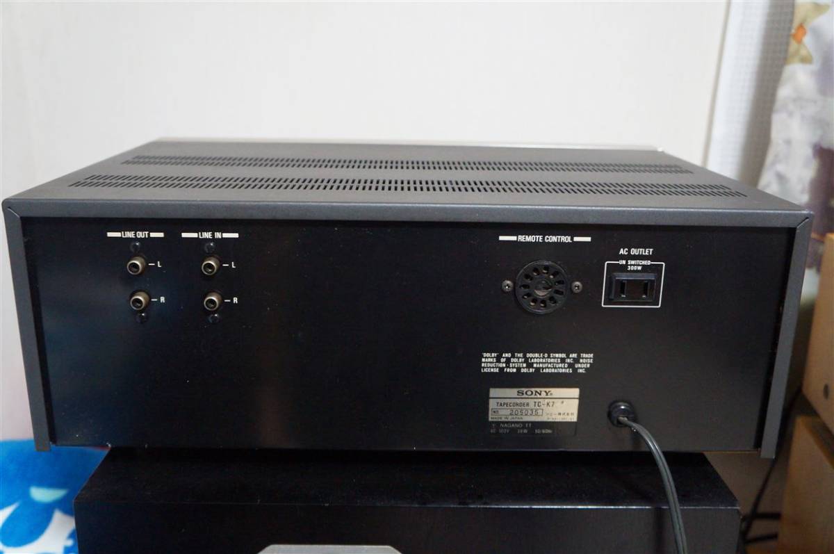 Sony ソニー カセットデッキ TC－K7 整備品 【公式通販】