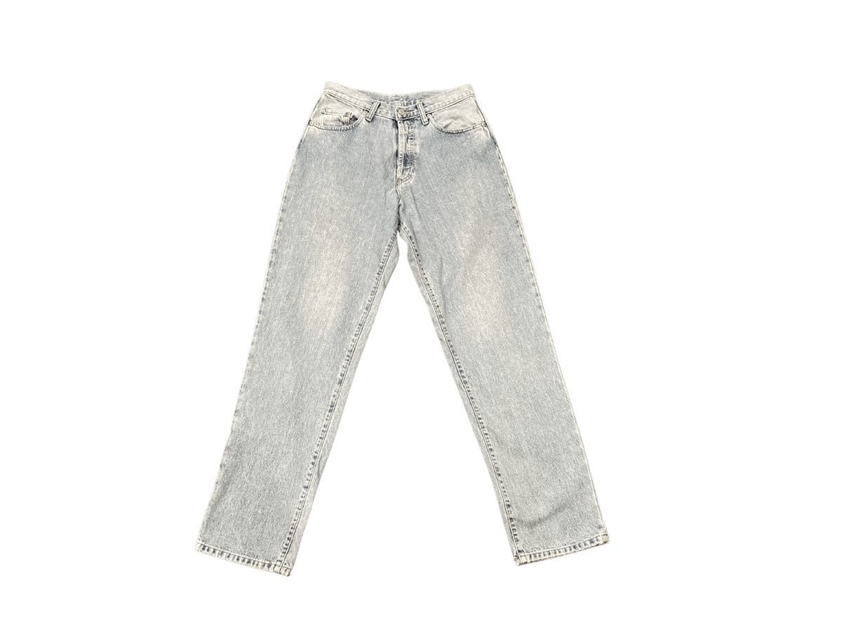 90s USA製 RRL デニム パンツ アイス ブルー インディゴ バギー ワイド 