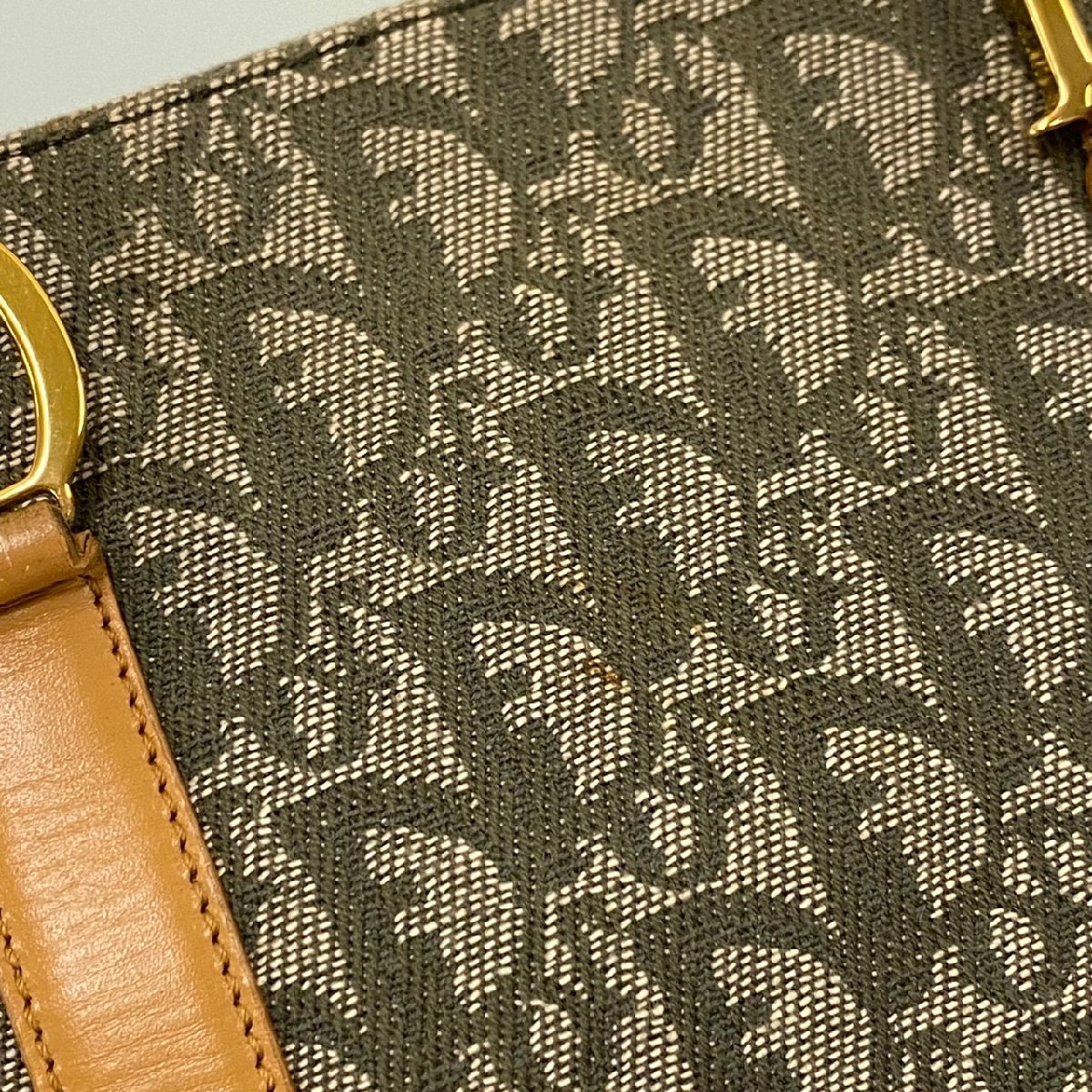 クリスチャン ディオール Christian Dior トロッター柄 D金具 