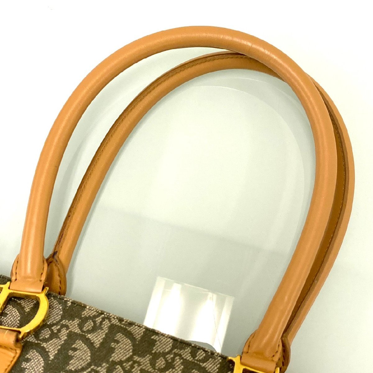 クリスチャン ディオール Christian Dior トロッター柄 D金具 