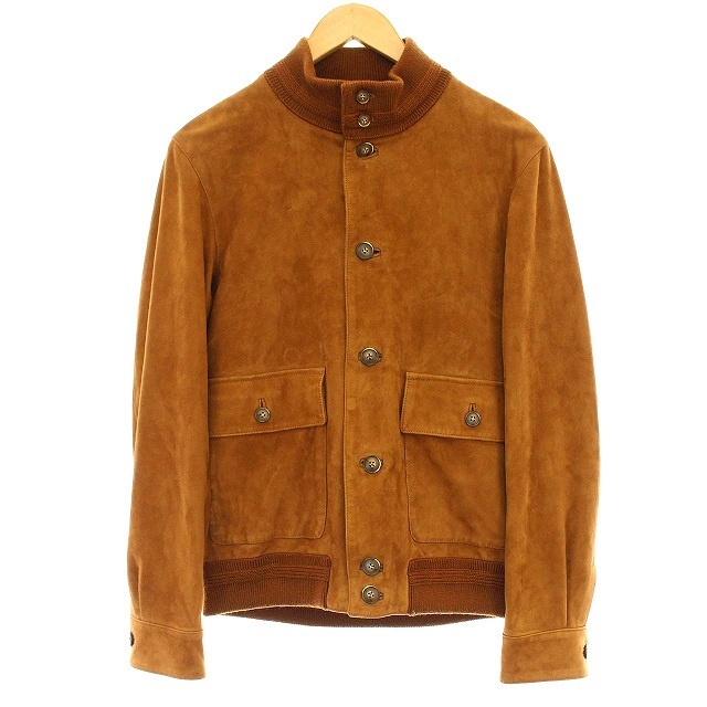 チンクアンタ Cinquanta 近年モデル 山羊革 スエード ブルゾン レザー