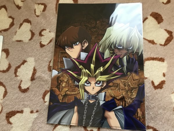 485クリアファイル 遊戯王 20周年 アニメ原画展 遊戯 海馬 マリク