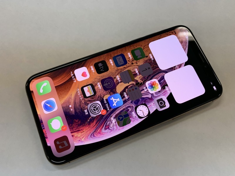 BP623 SIMフリー iPhoneXs ゴールド 256GB ジャンク ロックOFF