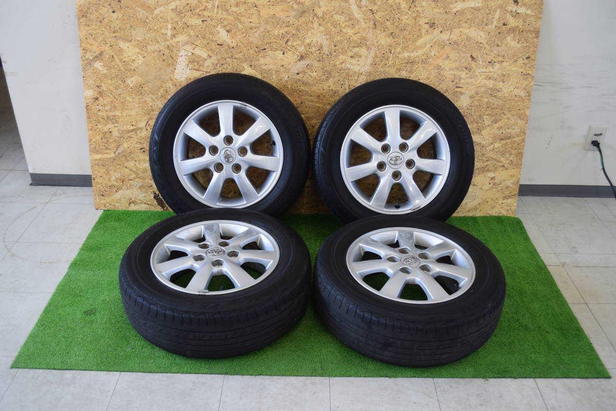 青森市発！★トヨタ純正！15インチ！6J！195/65R15 夏タイヤ付き！4本セット
