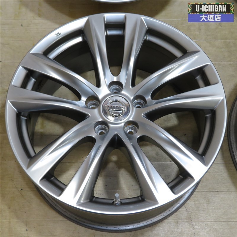 美品 良品 日産 Y51 フーガ 純正 ホイール 18インチ 4本セット 8-18+43