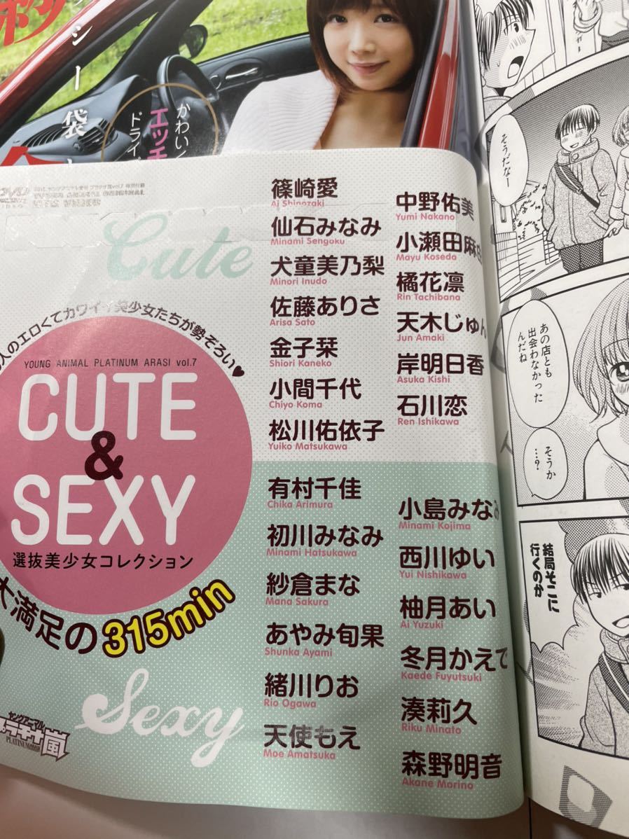 ヤングアニマル嵐 Vol.7 2015年 小池里奈 DVD付 ヤングアニマル プラチナ嵐 Vol.7 2015.8.23 増刊 DVD 2枚付属 小池
